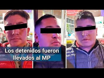 Caen 3 presuntos asaltantes de automovilistas en Periférico