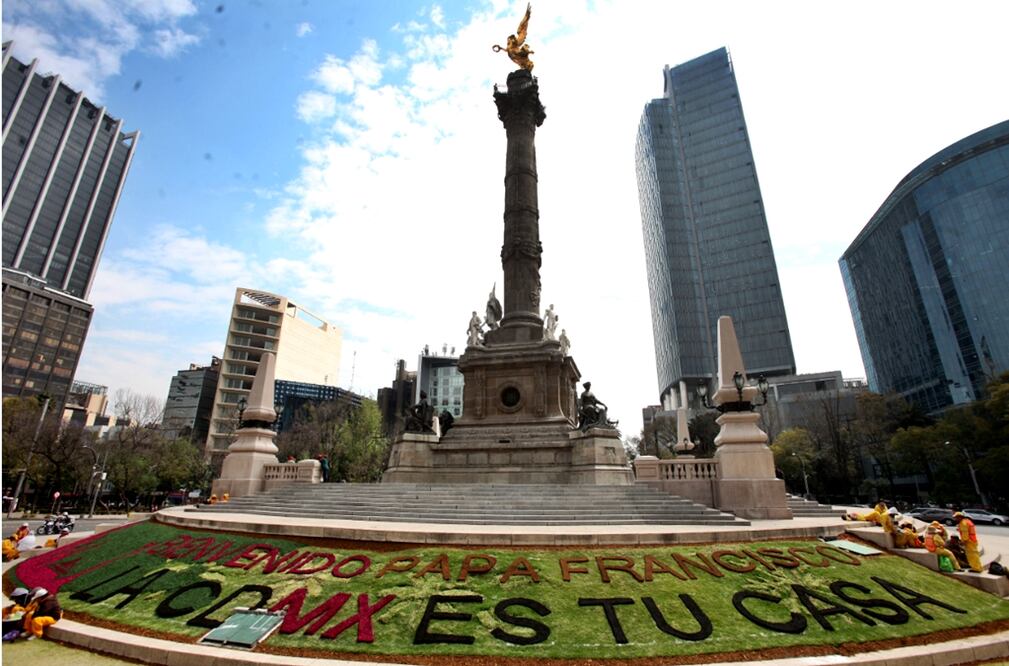 Alistan Ángel para dar bienvenida al Papa