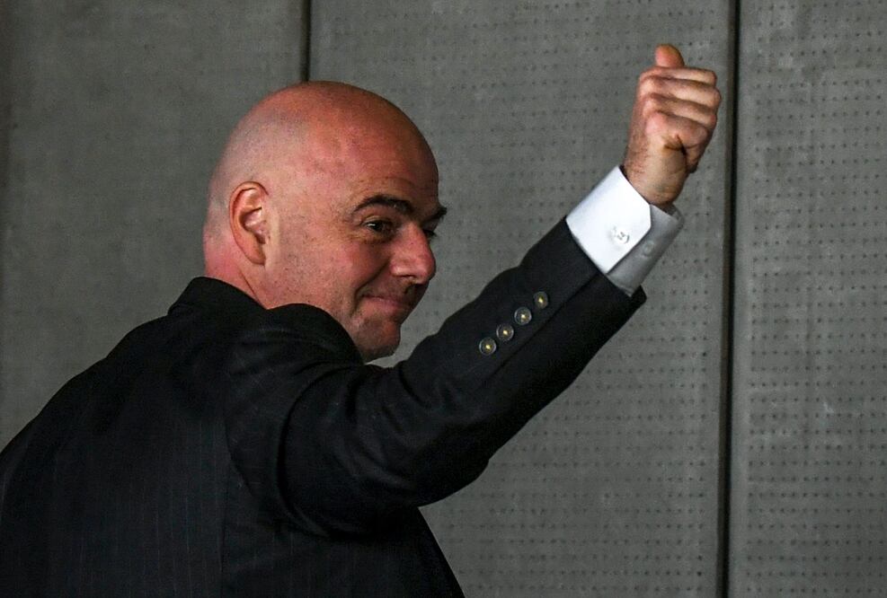 AFP. Infantino presidió este viernes en Bogotá el Consejo de la FIFA.
