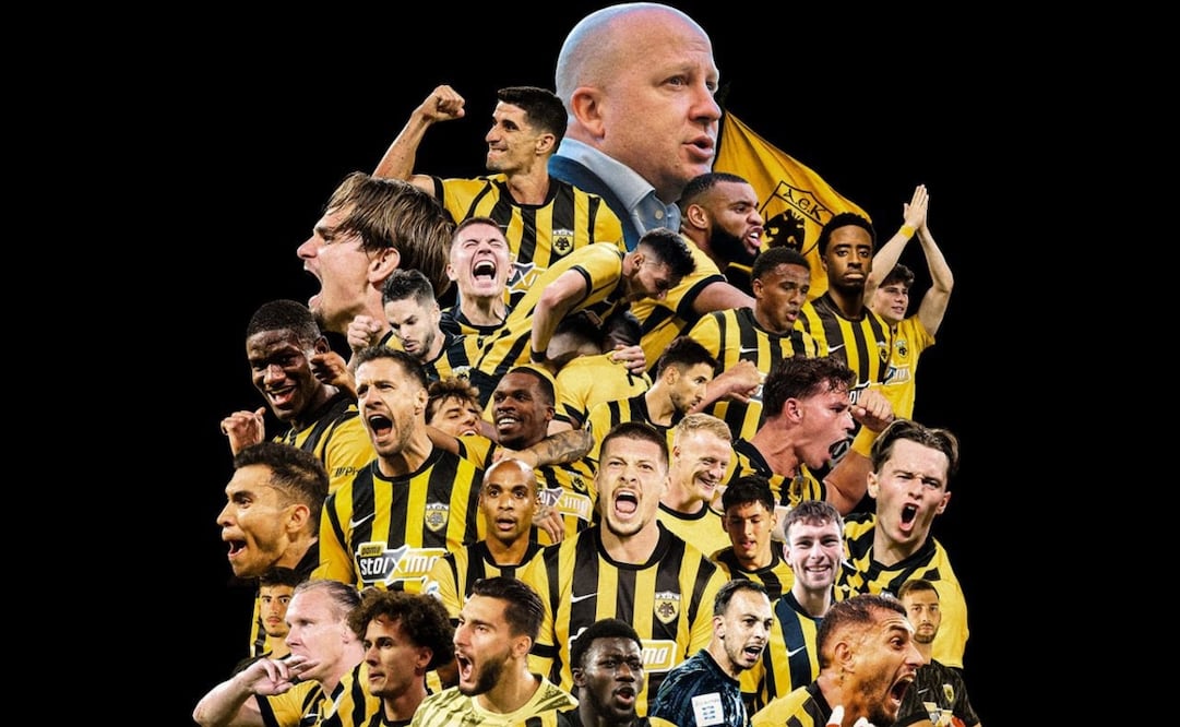 Orbelín Pineda y AEK Atenas son campeones de Grecia / Foto: @AEK_FC_OFFICIAL en X