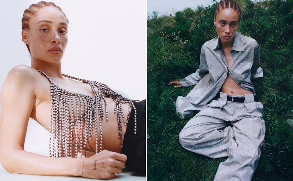 La campaña de la colección fue fotografiada por Sam Rock y protagonizada por Renee Rapp, Angelina Kendall y Adwoa Aboah. Foto: Cortesía H&M