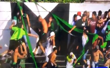 Golpes y puñaladas, la violenta batalla campal en el futbol argentino