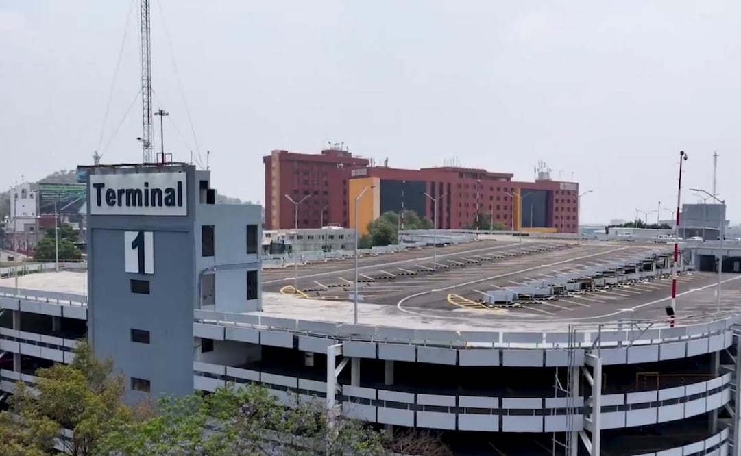 AICM estacionamiento. Foto: Captura de pantalla
