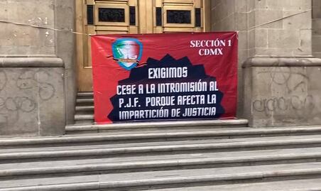 Empleados del Poder Judicial volverán a protestar este martes en 18 puntos de la CDMX