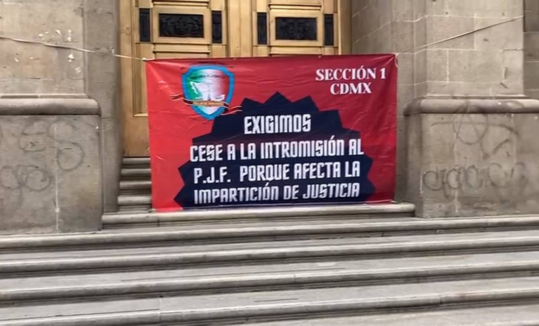 Protesta en el Poder Judicial