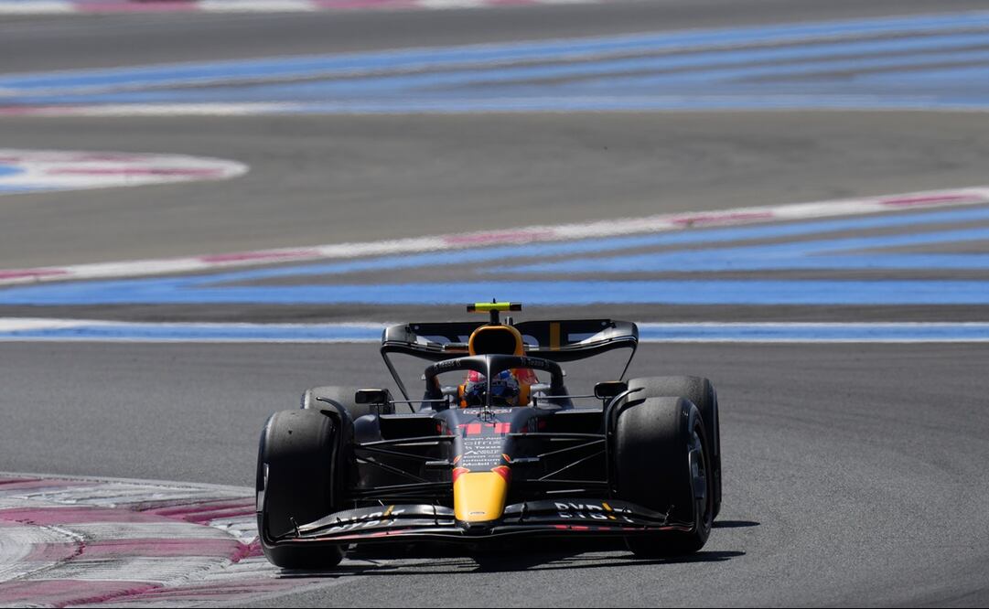 Monoplaza de Sergio Pérez en el GP de Francia - FOTO: AP