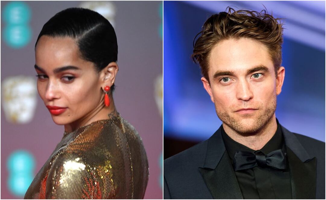 Zoë Kravitz y Robert Pattinson. Foto: Archivo 