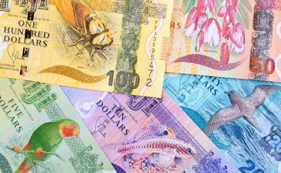 Los billetes de Fiji destacan la importancia de los recursos naturales. (Foto: iStock)