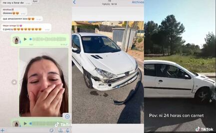 Joven choca su auto después de recibir su licencia de conducir 