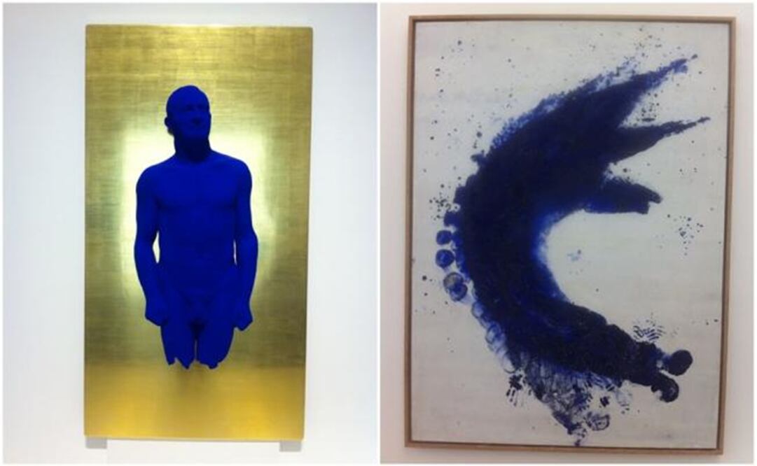 Works of Yves Klein - Photo: Omar Castillo/EL UNIVERSAL