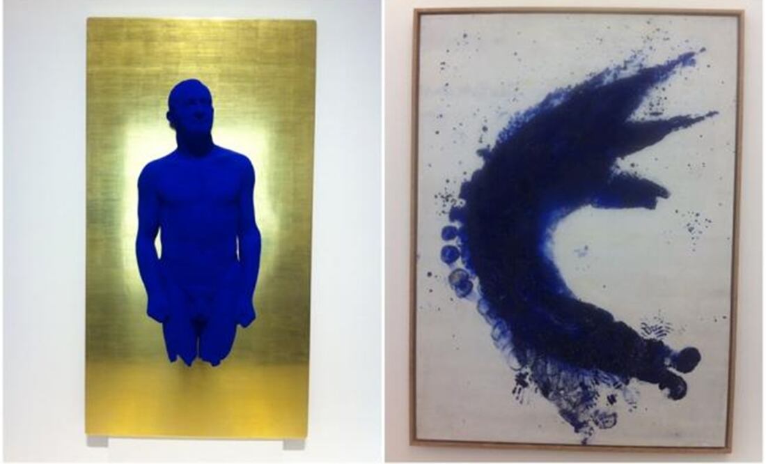 Works of Yves Klein - Photo: Omar Castillo/EL UNIVERSAL