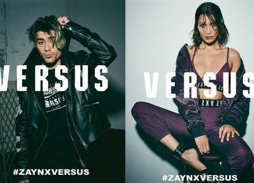 Bella Hadid y Zayn Malik juntos en colaboración con Versace