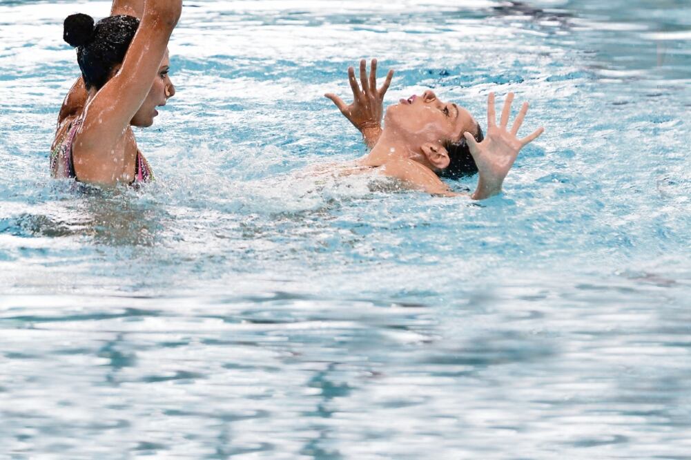 Las ondinas tienen confianza en su rutina (FOTOS: CARLOS MEJÍA. EL UNIVERSAL)