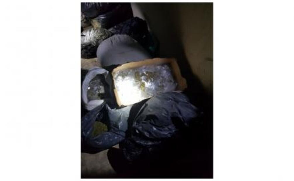 Aseguran una tonelada de marihuana y seis cargadores en Sonora