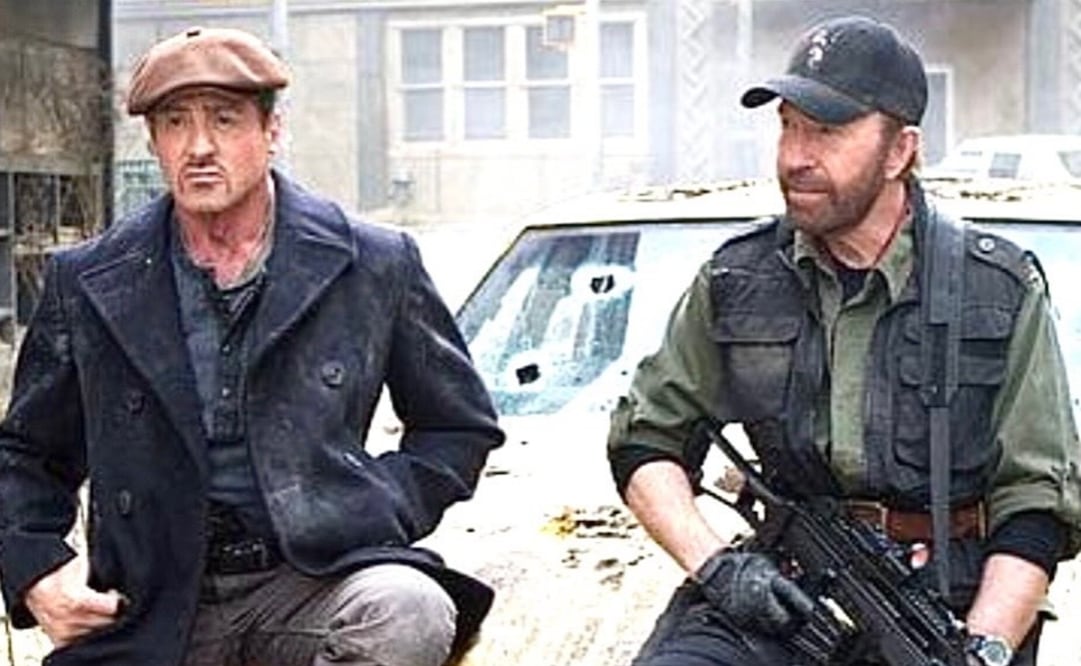 Sylvester Stallone y Chuck Norris. Foto: Instragram oficial.