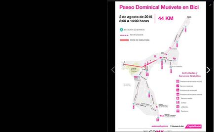 Cambian ruta de paseo ciclista por F1 en México