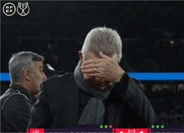 El show de Javier Aguirre en los penaltis del Mallorca contra la Real Sociedad