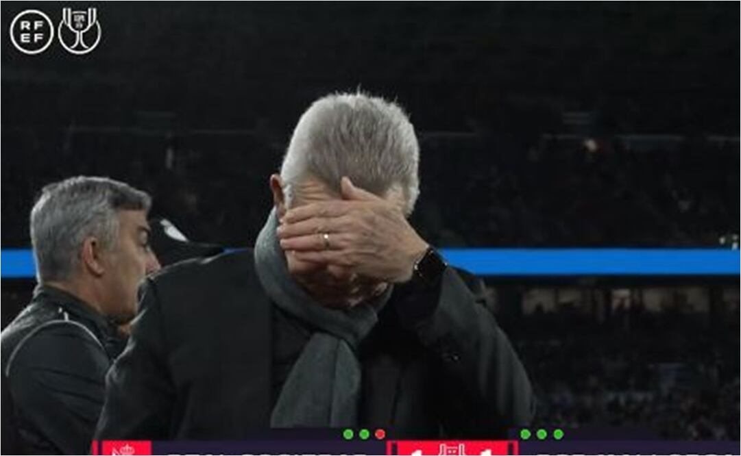 Javier Aguirre durante la tanda de penaltis entre Mallorca y Real Sociedad. FOTO: ESPECIAL