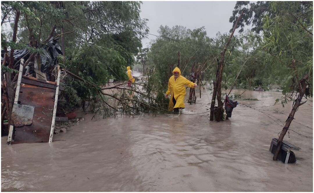 La llegada de la tormenta tropical "Ileana" ha provocado inundaciones y afectaciones en casas y calles de Sinaloa. Foto: Especial