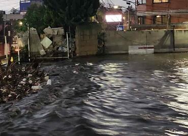 VIDEO: ¡Auxilio, el río se desborda! Vecinos reportan crecida del Río Hondo en Naucalpan