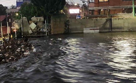 Río Hondo en Naucalpan baja, pero provoca inundaciones en 18 casas