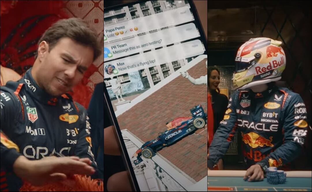 Checo Pérez protagoniza cortometraje de Red Bull en Las Vegas - Foto: Especial