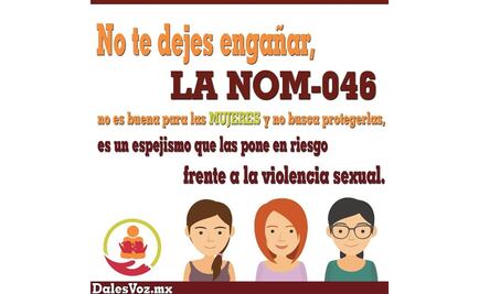 Organización realiza campaña sobre Norma Oficial referente a violencia sexual
