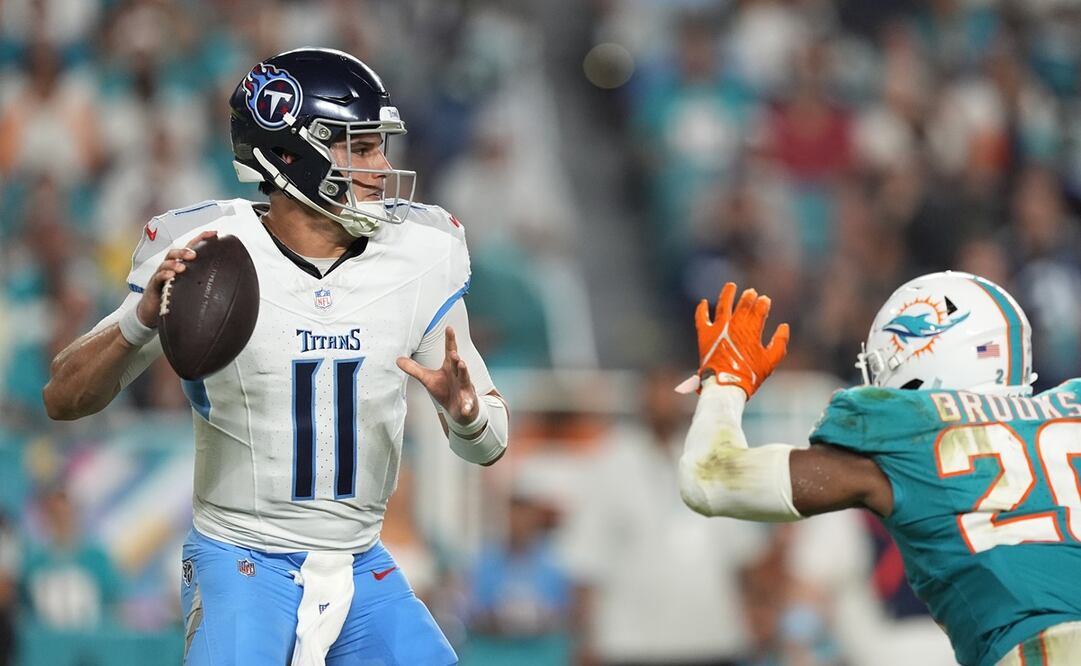 Los Titans se imponen a los Dolphins con un gran juego de Mason Rudolph   FOTO: AP