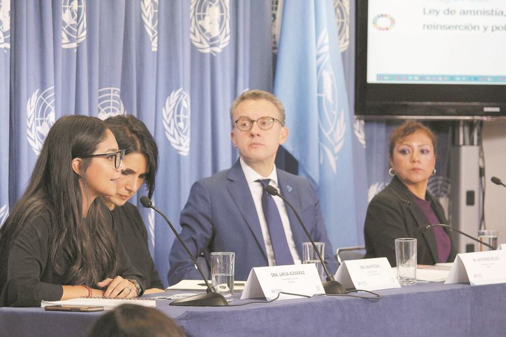 Antonino de Leo, representante de la UNODC en México, señaló que la Ley de Amnistía es un paso importante en la dirección correcta. ESPECIAL 