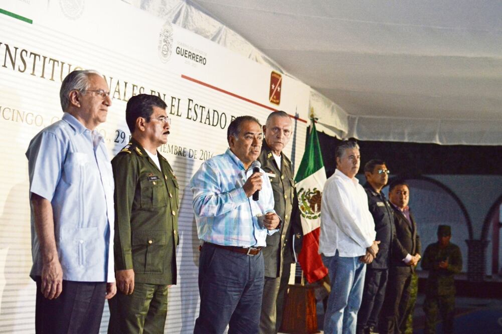 El general Salvador Cienfuegos señaló que la violencia que se vive en la entid ad no es culpa del gobernador Héctor Astudillo (ESPECIAL)