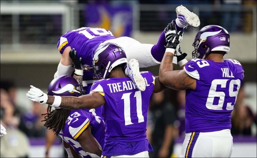 Celebración de los Vikings. Foto: Reuters