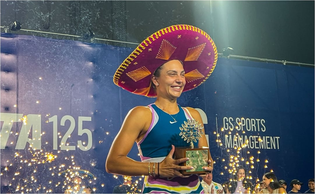 FOTO: Jaqueline Cristian derrota a Linda Fruhvirtová; se corona con su primer título WTA en el Puerto Vallarta Open - María Fernanda Dávalos / EL UNIVERSAL