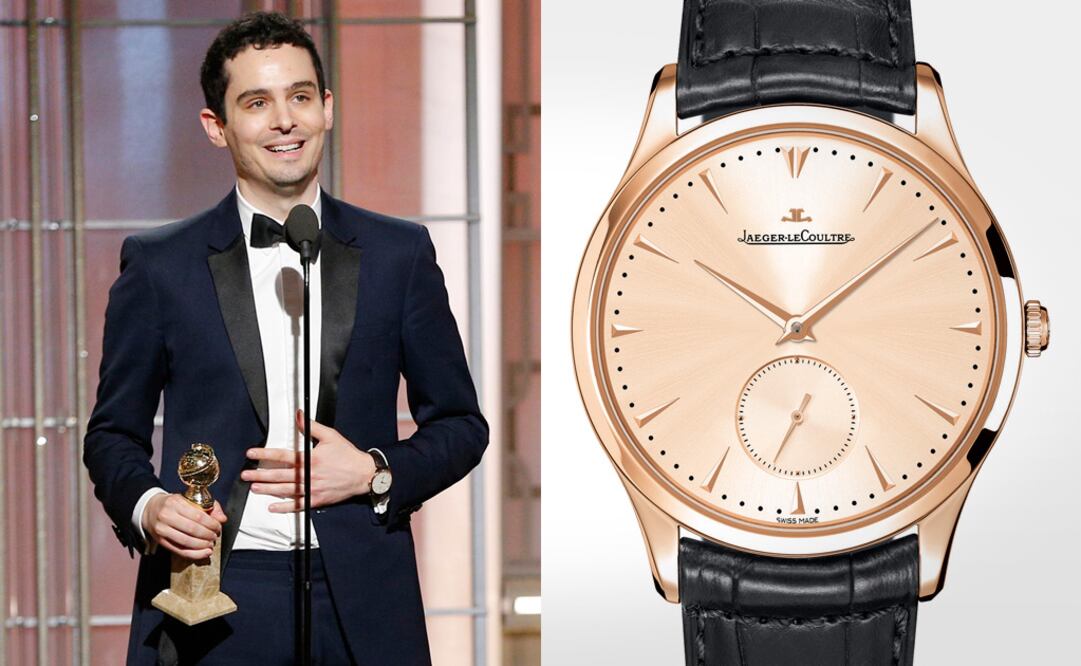 El foco de la noche fue para Jaeger-LeCoultre, que vistió a Damien Chazelle, ganador del Golden Globe como Mejor Director por La La Land, con el Jaeger-LeCoultre Master Grande Ultra Thin.