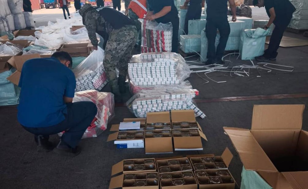Aseguran cerca de 10 millones de cigarros ilícitos en Michoacán (06/08/2026). Foto: Especial