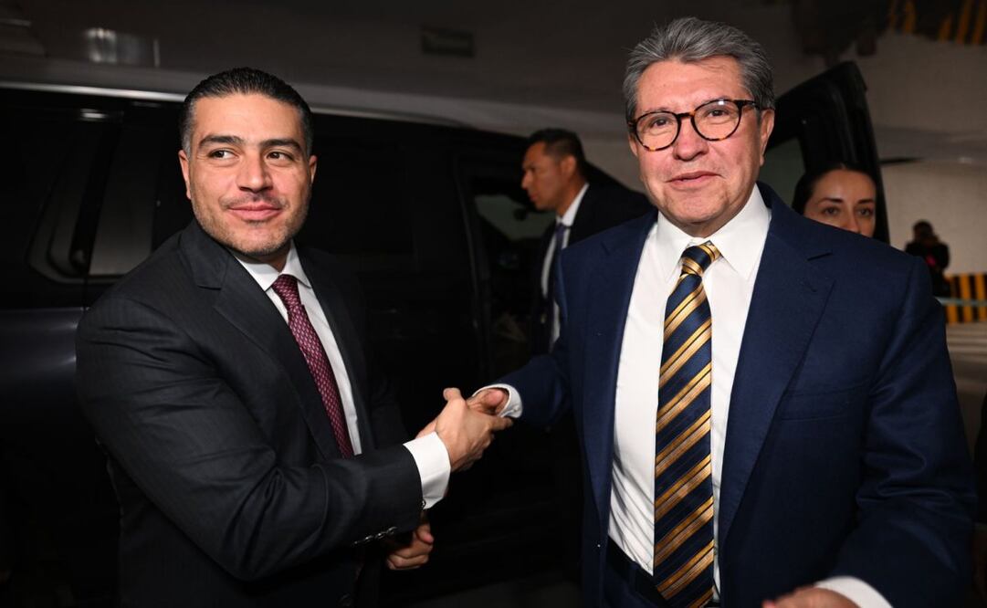 Omar García Harfuch acudió a la Cámara de Diputados, para comparecer ante los integrantes de la Junta de Coordinación Política este lunes 27 de octubre de 2025. Foto: Especial