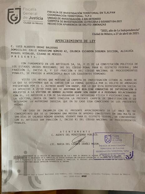 Alfredo Adame le pone una advertencia a Rey Grupero