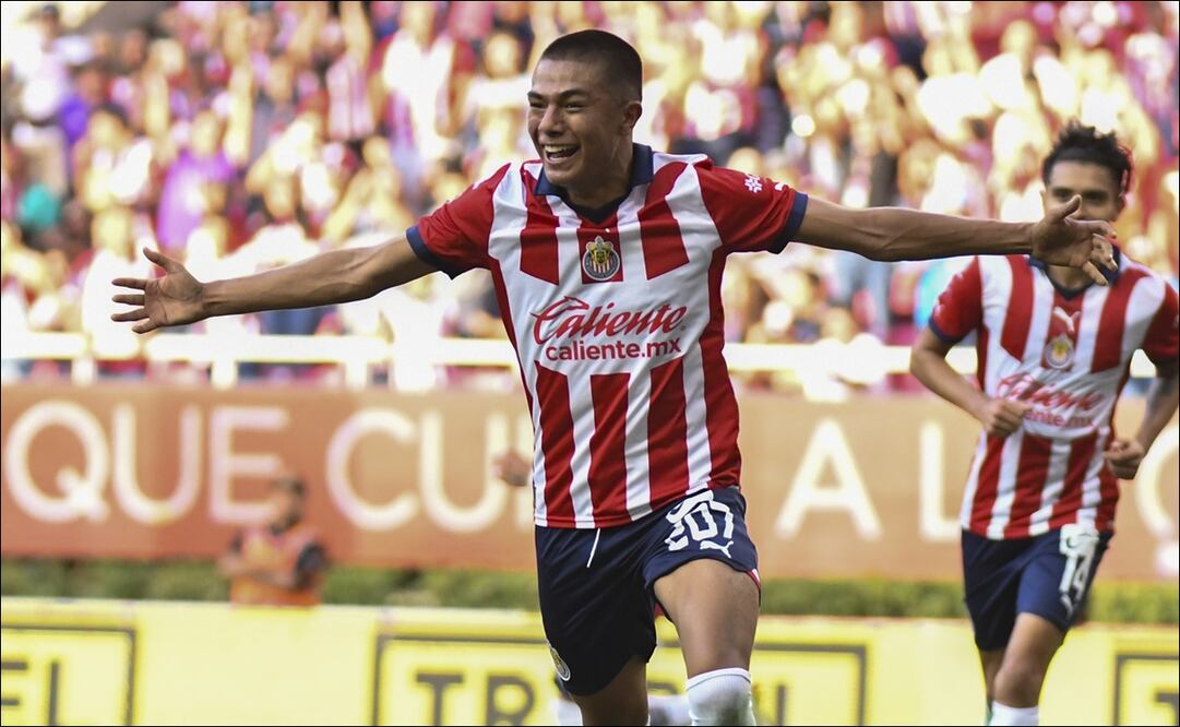 Yael Padilla genera frescura en Chivas y ya suma dos goles en dos partidos como profesional