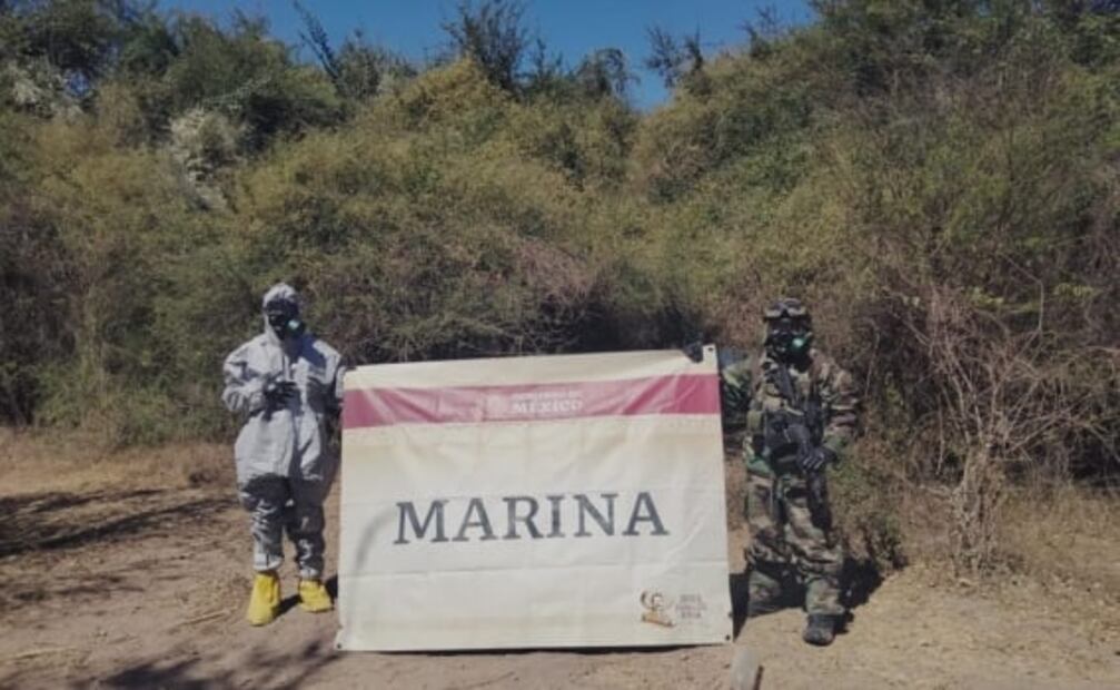 Marina desmantela ocho laboratorios clandestinos en Sinaloa