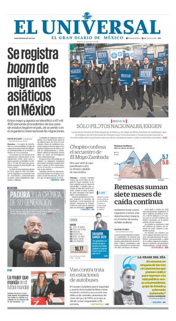 Portada impresa del 2 de diciembre de 2025