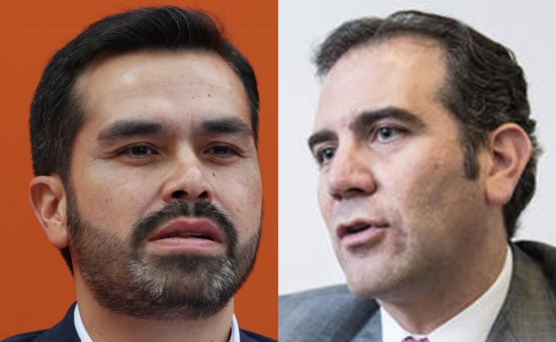 Jorge Álvarez Máynez y Lorenzo Córdova. Foto: EL UNIVERSAL