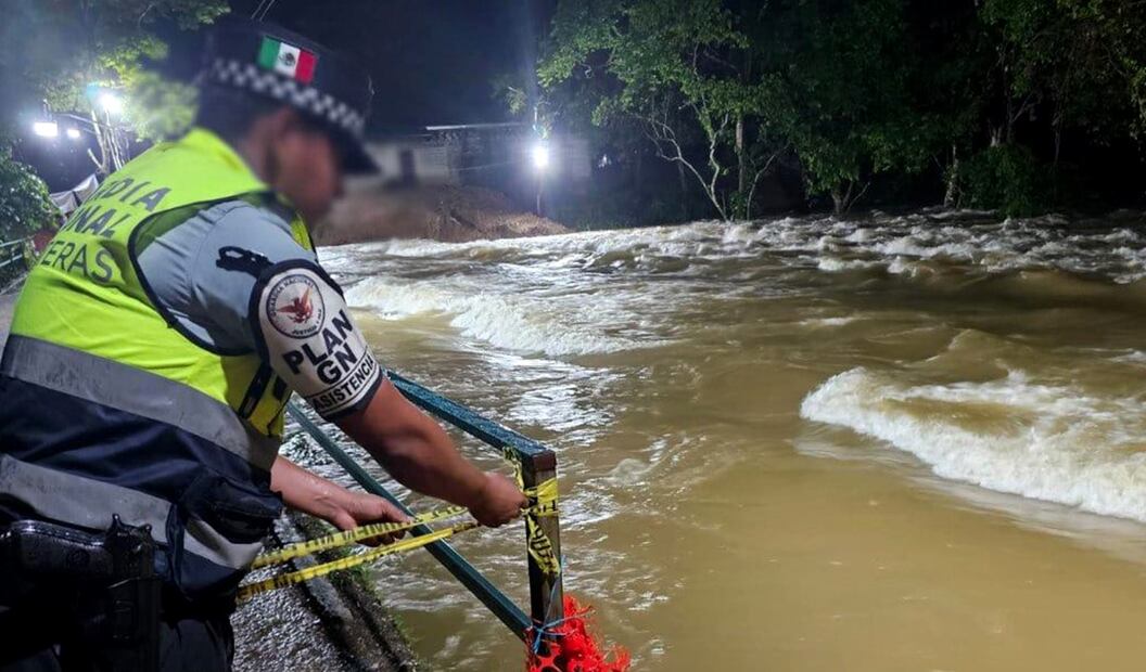 En Veracruz, las lluvias pegaron en 32 municipios de l a zona montañosa central y el sur del estado. Foto: Especial