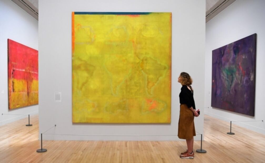 Frank Bowling, el pintor de la cultura pop y el color  