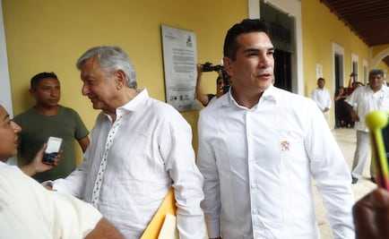 Arriba AMLO a reunión con gobernador de Campeche