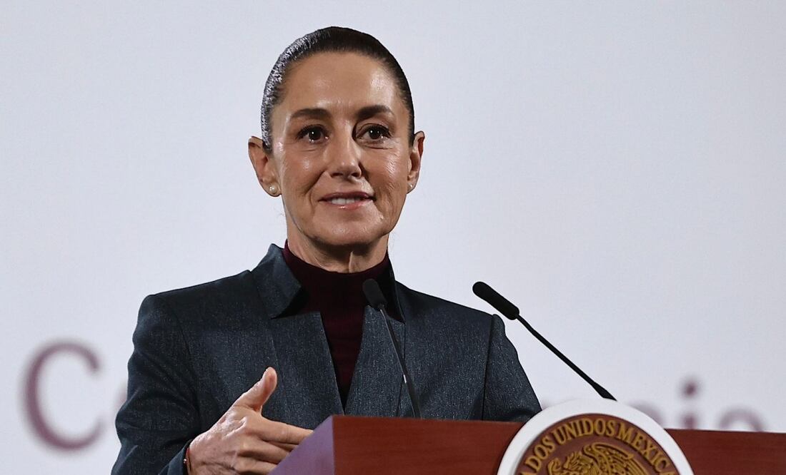 Conferencia matutina de la presidenta Claudia Sheinbaum en Palacio Nacional el 19 de junio de 2025. Fotos: Berenice Fregoso/EL UNIVERSAL