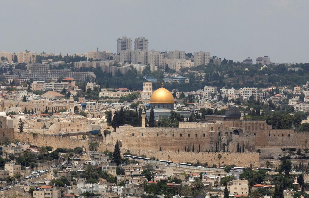 Vista general de la Ciudad vieja de Jerusalén desde el barrio de Armon Hanatziv, en Jerusalén. Foto: EFE