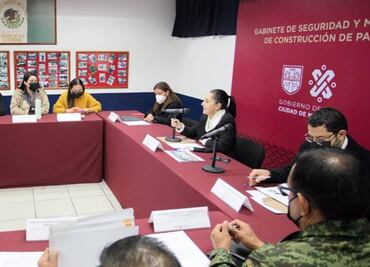 Todos los delitos en CDMX van a la baja al cierre del 2021: Sheinbaum