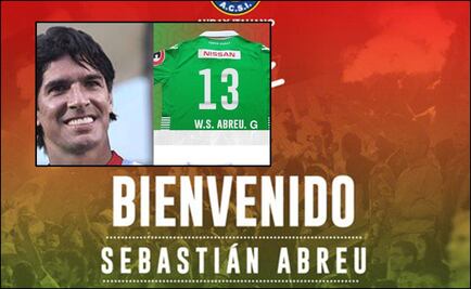 Sebastián Abreu ficha con su club 26 y rompe Récord Guinness