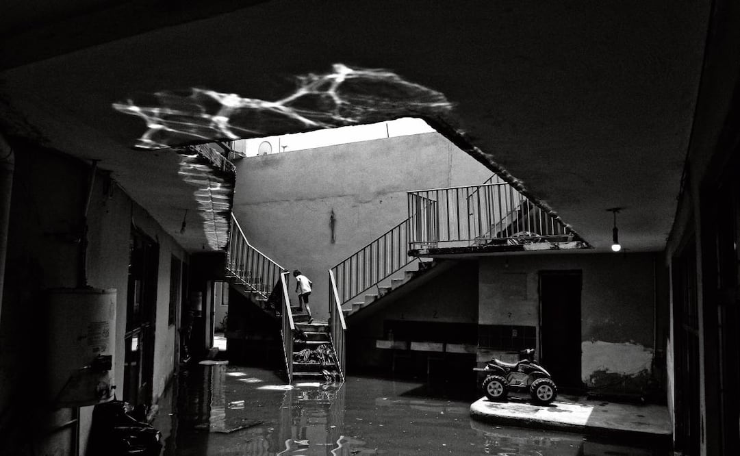 Imagen de las inundaciones en Chalco, Estado de México, en 2024. Foto: © César Rodríguez, Norwegian Red Cross, SNCA, The New York Times