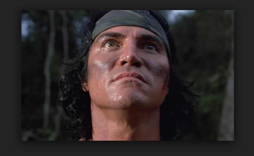 En su papel de “Billy Sole” en el filme “Depredador”. FOTO: Especial