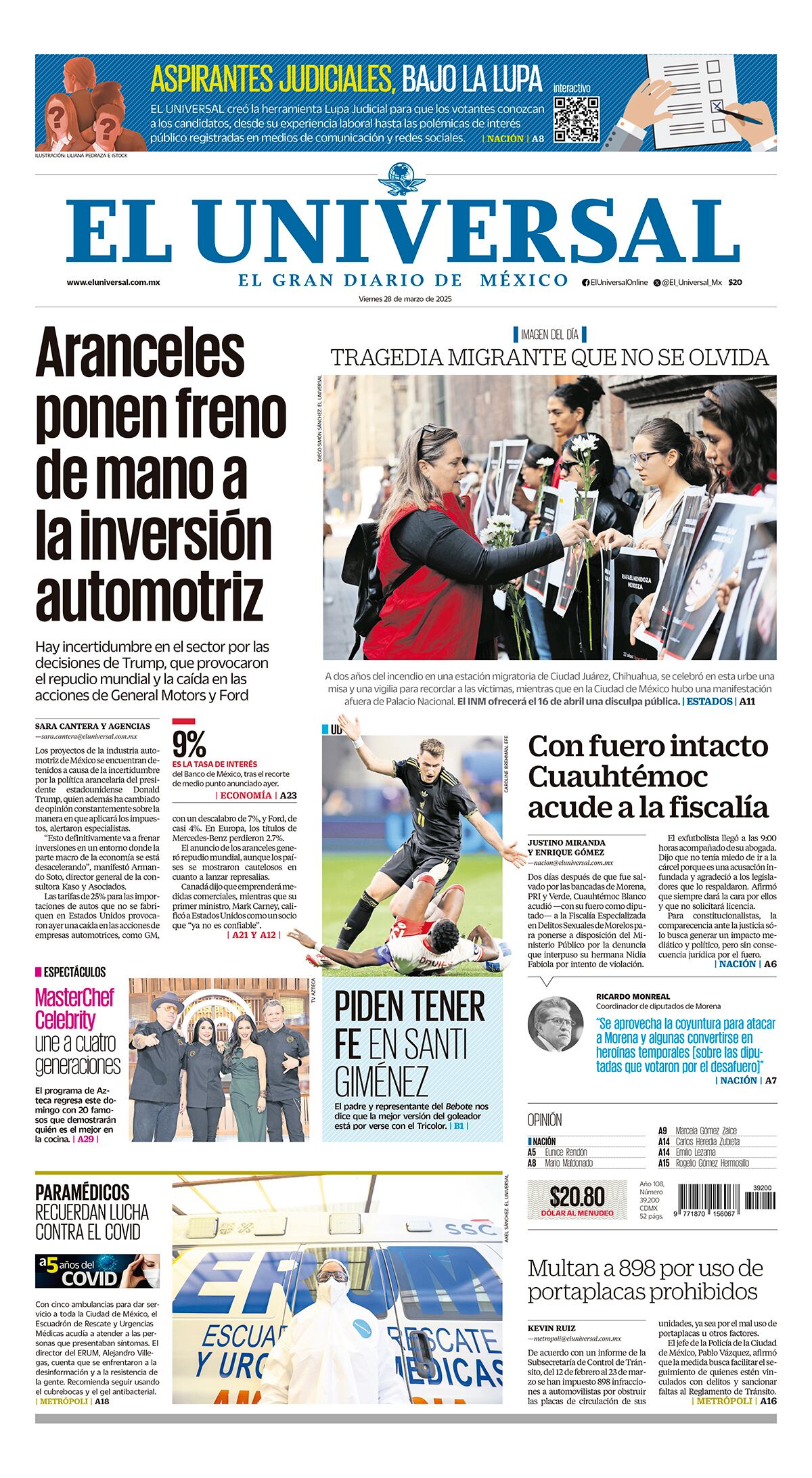 Portada impresa